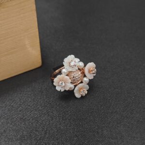 Pearl Blossom Elegance Ring